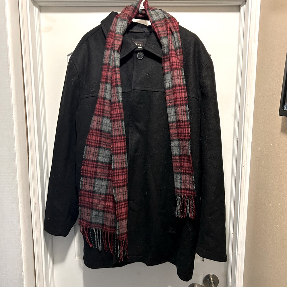 Men’s wool Dockers coat 2XL tall